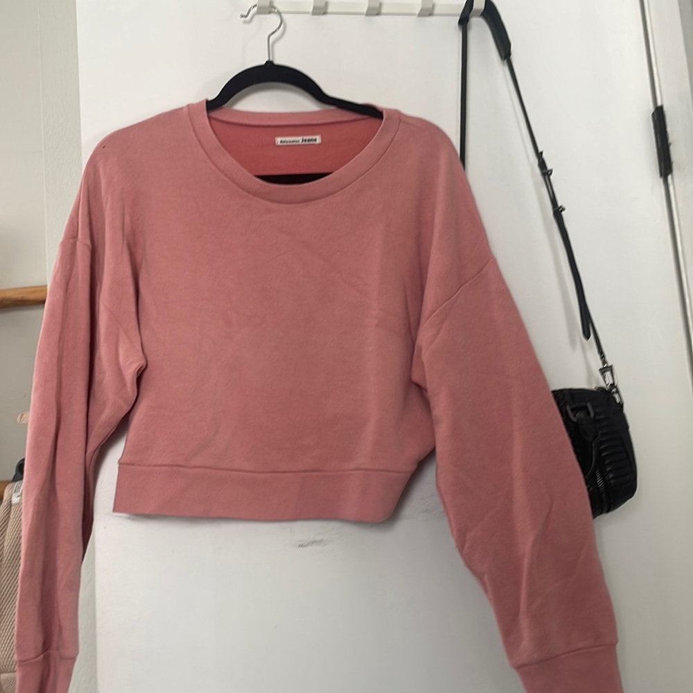 Reformation cropped sweatshirt